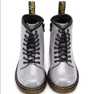Kids’ Glitter Dr. Martens Boots